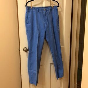 Vineyard vines 32x30 slim fit bright blue pants
